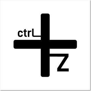 ctrl z Posters and Art